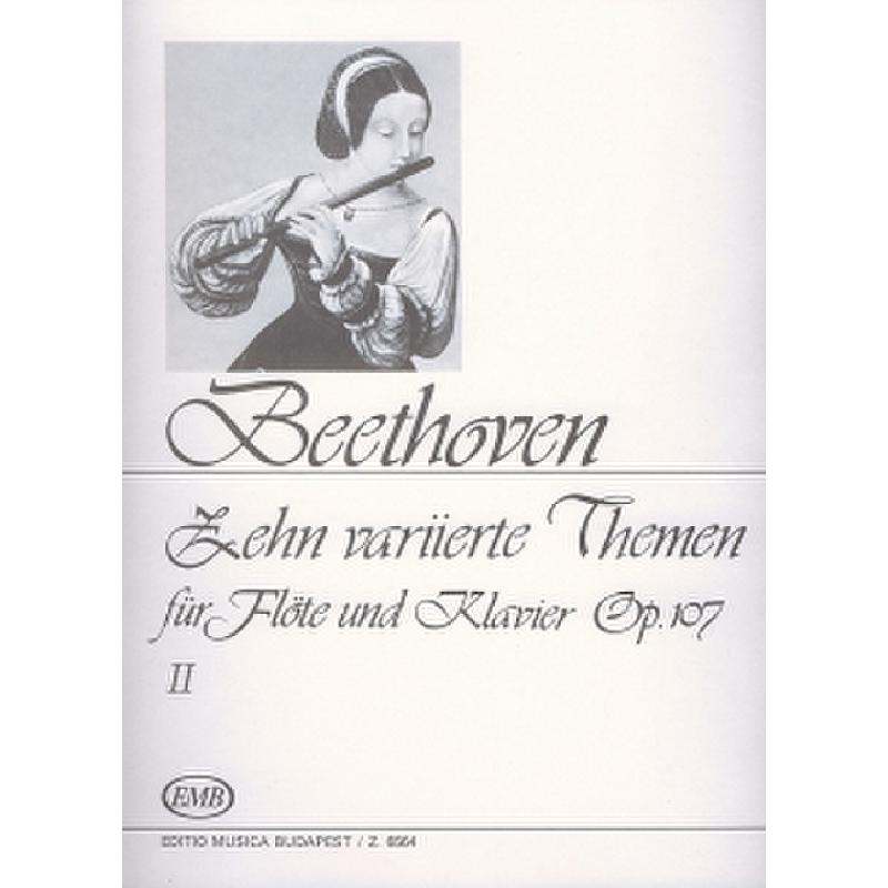 Titelbild für EMB 6564 - 10 VARIIERTE THEMEN OP 107/2
