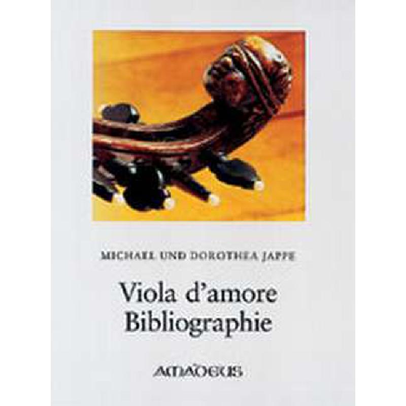 Titelbild für BP 3572 - VIOLA D'AMORE BIBLIOGRAPHIE