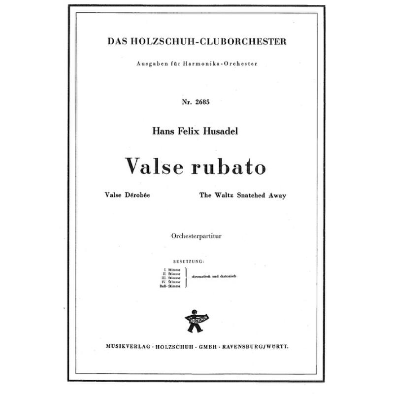 Titelbild für VHR 2685-00 - VALSE RUBATO