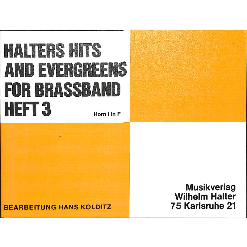 Titelbild für HAL 2378-HRN1F - HALTERS HITS + EVERGREENS 3