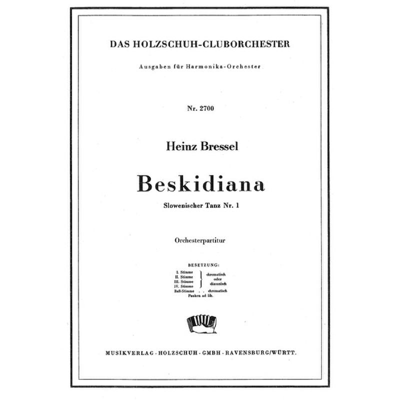 Titelbild für VHR 2700-00 - BESKIDIANA SLOWENISCHER TANZ 1