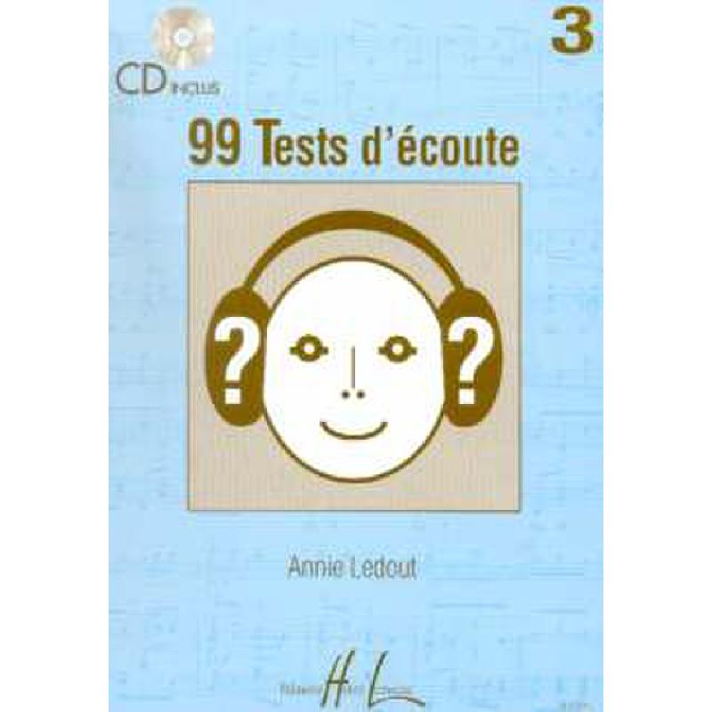 Titelbild für LEMOINE 26578 - 99 TESTS D'ECOUTE 3