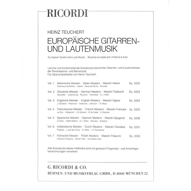Notenbild für HS 303 - KOENIGIN ELISABETH'S GALLIARD