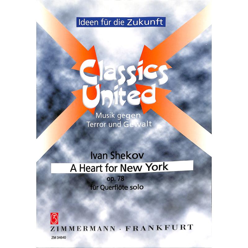 Titelbild für ZM 34640 - A HEART FOR NEW YORK OP 78