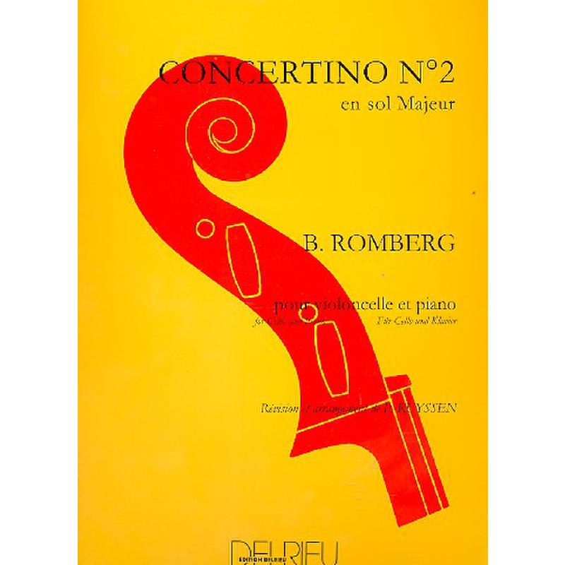 Titelbild für DELRIEU 856 - CONCERTINO 2 G-DUR SATZ 1