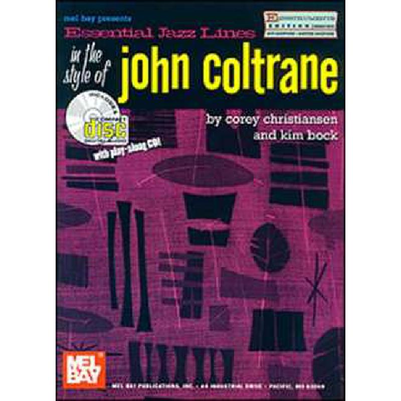 Titelbild für MB 99873BCD - ESSENTIAL JAZZ LINES IN THE STYLE OF JOHN COLTRANE