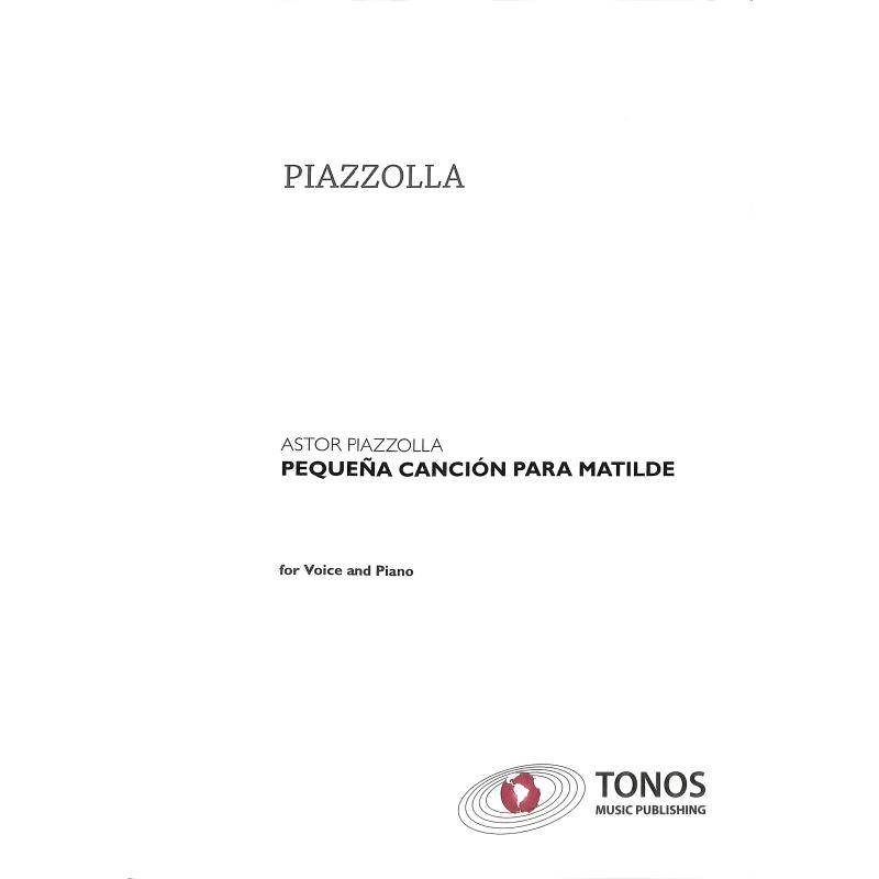Titelbild für TONOS 21080 - PEQUENA CANCION PARA MATILDE