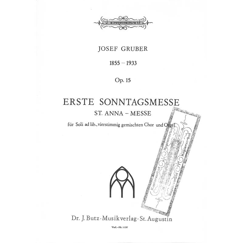 Titelbild für BUTZ 1128 - ERSTE SONNTAGSMESSE - ST ANNA MESSE