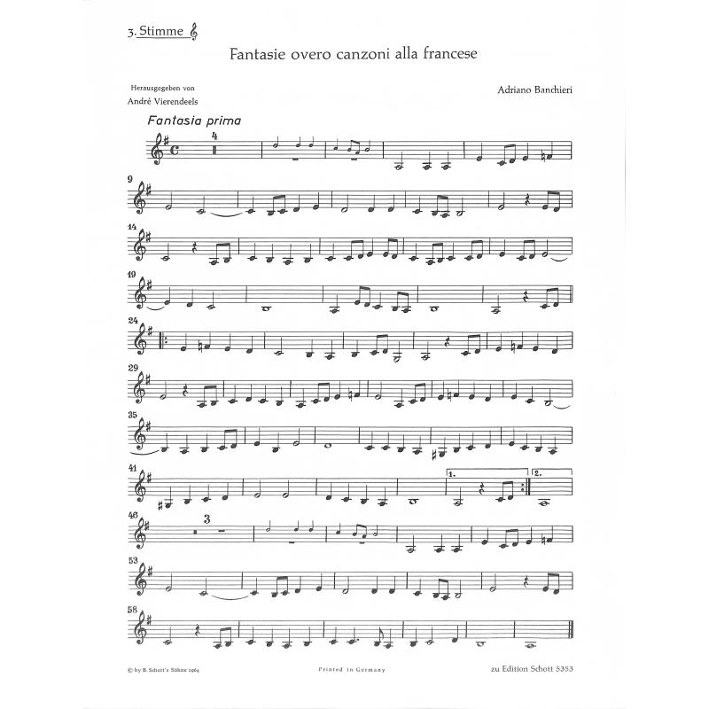 Titelbild für ANT 12-03 - FANTASIE OVERO CANZONI ALLA FRANCESE