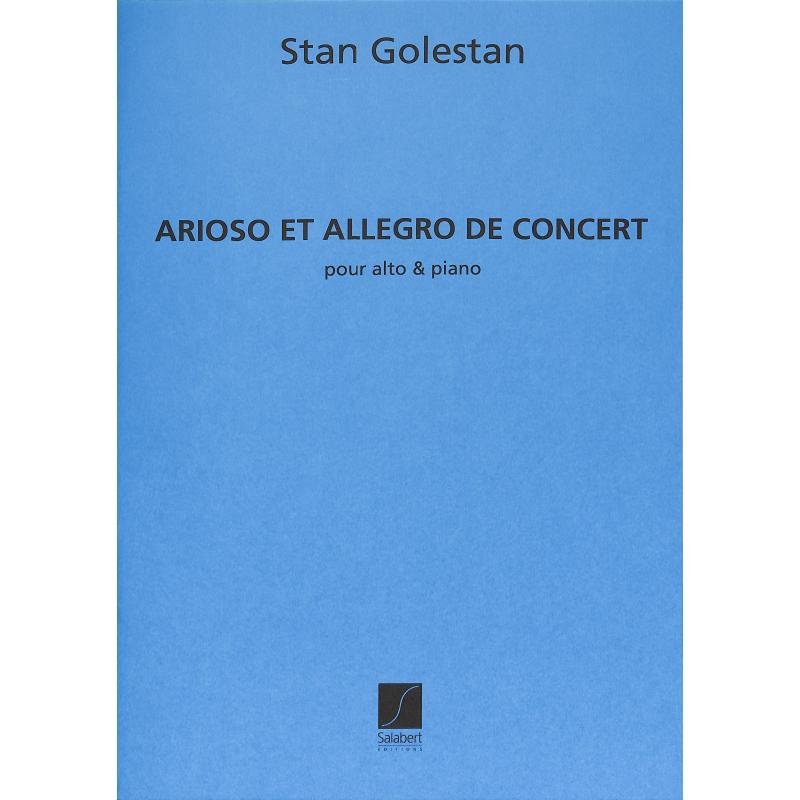 Titelbild für SLB 907 - Arioso et Allegro de concert