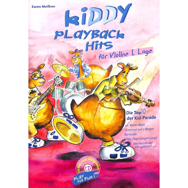 Titelbild für HGEM 5645 - KIDDY PLAYBACK HITS FUER VIOLINE