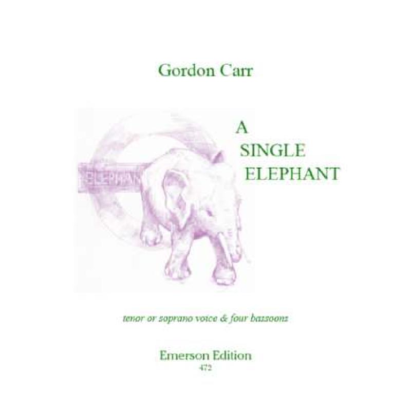 Titelbild für EMERSON 472 - A SINGLE ELEPHANT