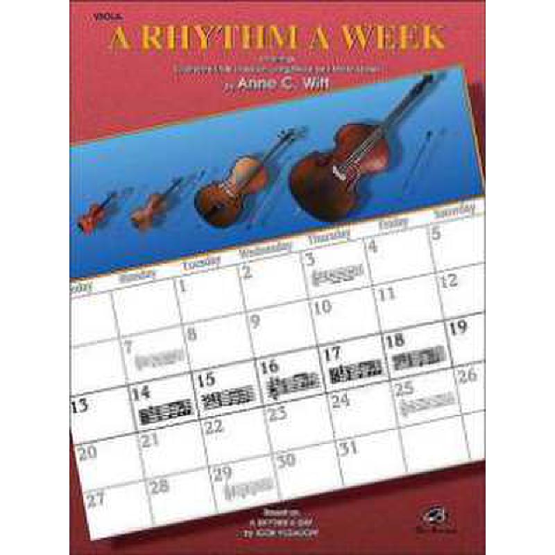 Titelbild für EL 09804 - RHYTHM A WEEK