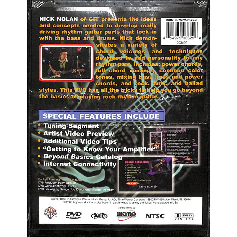 Notenbild für DVD 903629 - ROCK GUITAR RHYTHMS CHOPS