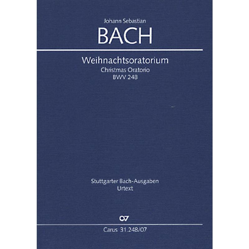 Titelbild für CARUS 31248-07 - WEIHNACHTSORATORIUM BWV 248