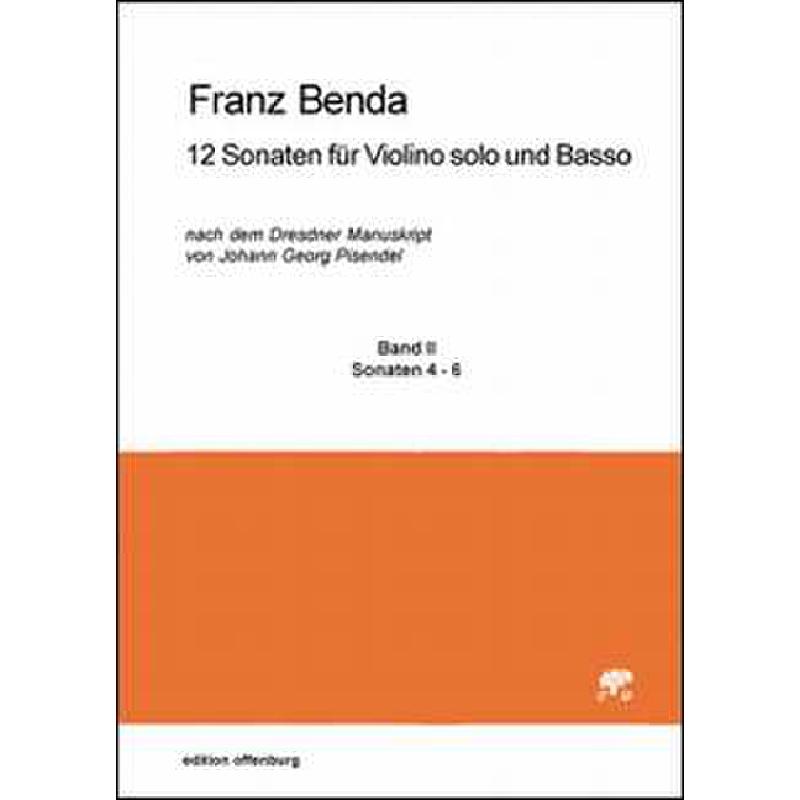 Titelbild für OFFENB -BE-2062-2 - 12 Sonaten 2 (4-6)
