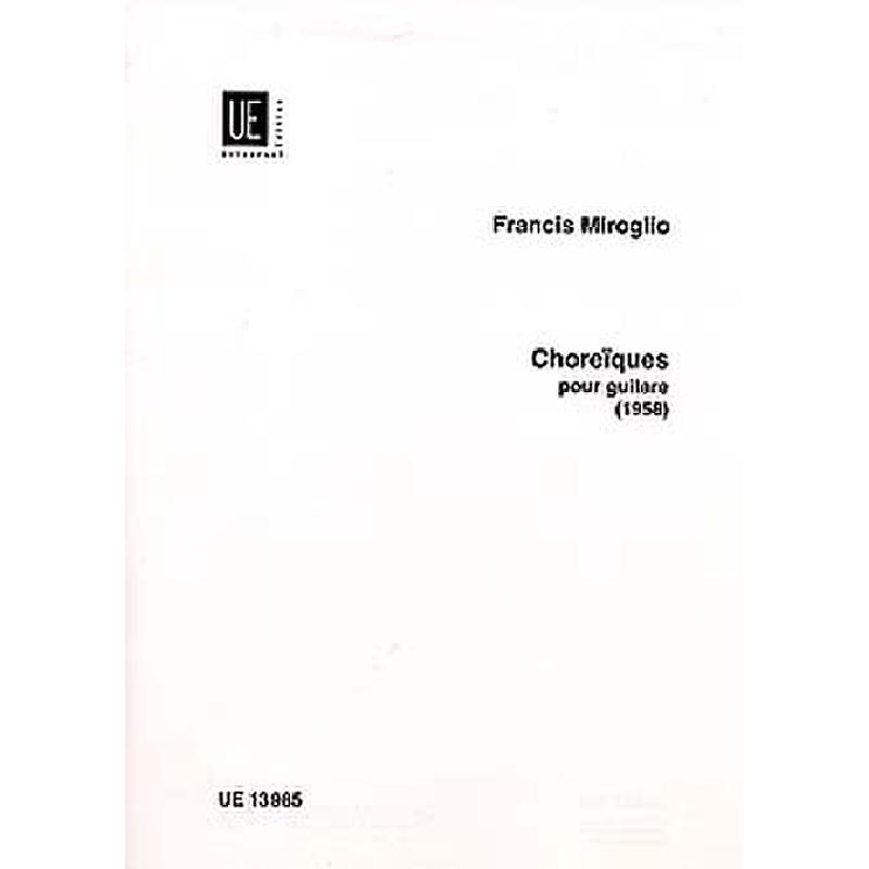 Titelbild für UE 13985 - CHOREIQUES