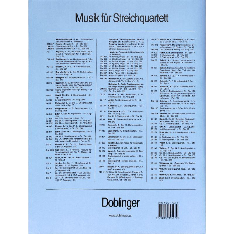 Notenbild für DO 06817-P - QUINTETT