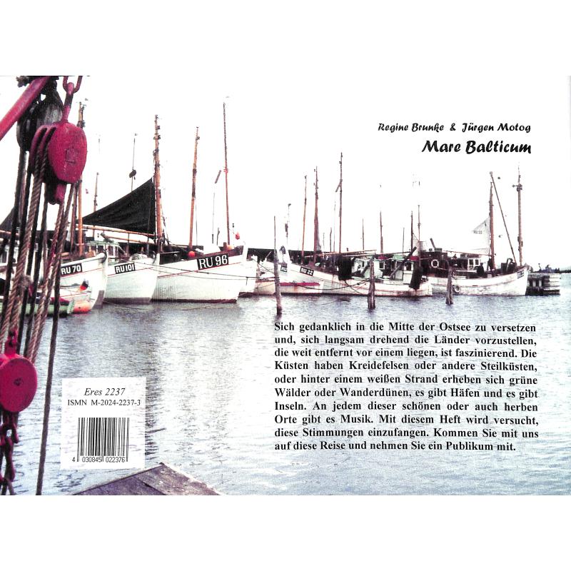 Notenbild für ERES 2237 - MARE BALTICUM - RUND UM DIE OSTSEE