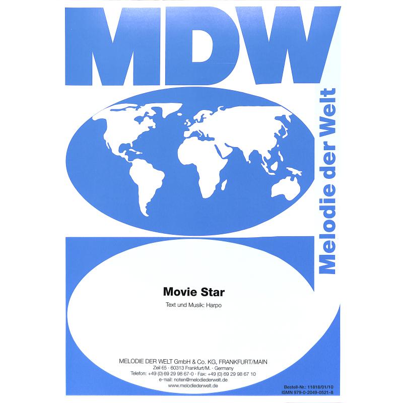 Titelbild für MDW 11818-01-10 - MOVIE STAR