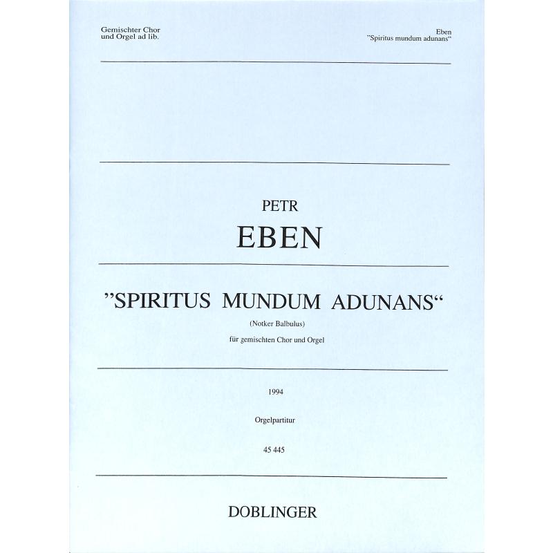 Titelbild für DO 45445-ORP - Spiritus mundum adunans (notker balbulus)