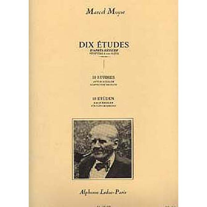 Titelbild für AL 18478 - 10 ETUDES D'APRES KESSLER