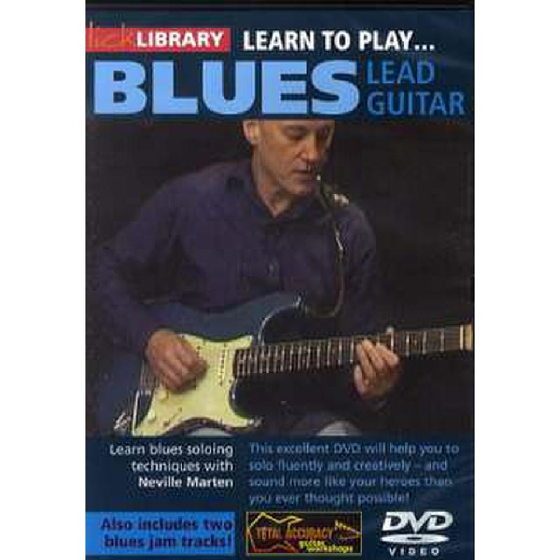 Titelbild für RDR 0020 - LEARN TO PLAY BLUES LEAD GUITAR