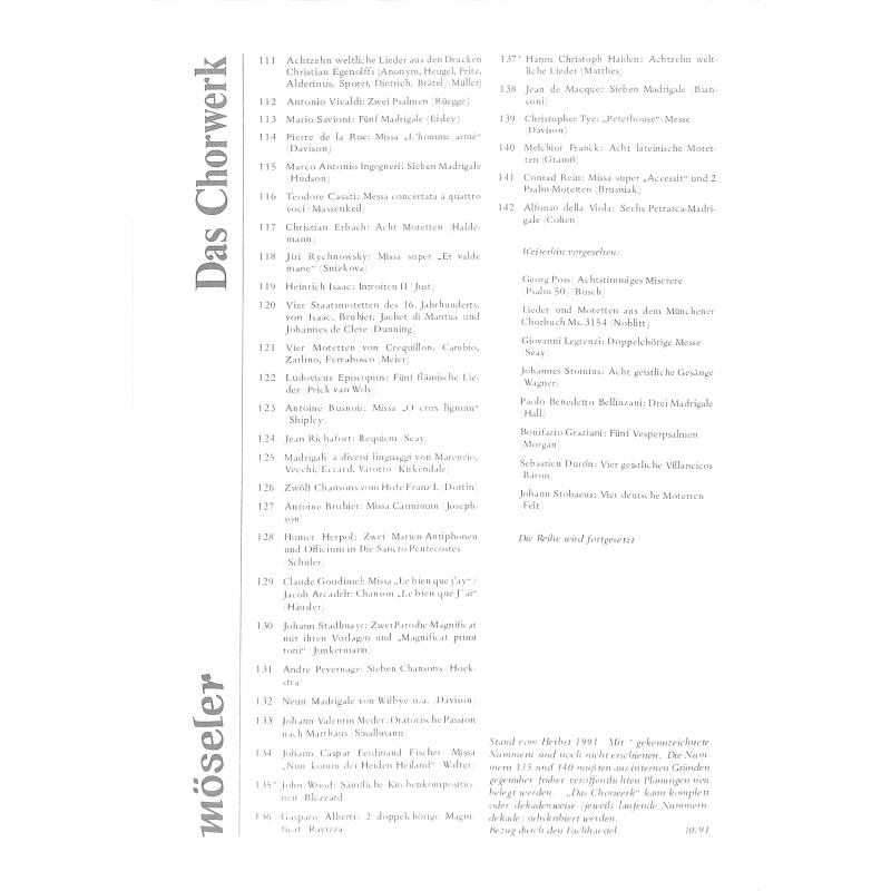 Notenbild für M 80140 - 8 LATEINISCHE MOTETTEN