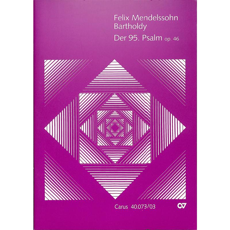 Titelbild für CARUS 40073-03 - PSALM 95 - KOMMT LASST UNS ANBETEN