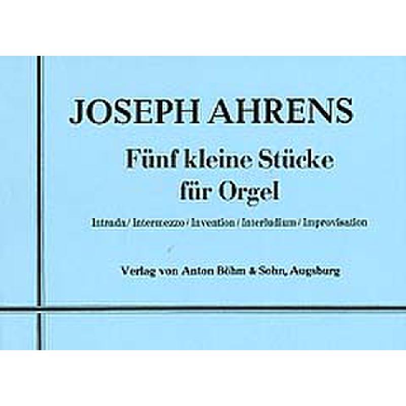 Titelbild für BOEHM 9040-72 - 5 KLEINE STUECKE