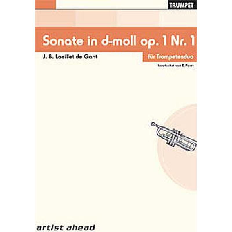 Titelbild für AA 1102-002 - SONATE D-MOLL OP 1/1