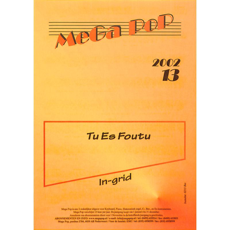Titelbild für MDFK 0213-BES - Tu es foutou