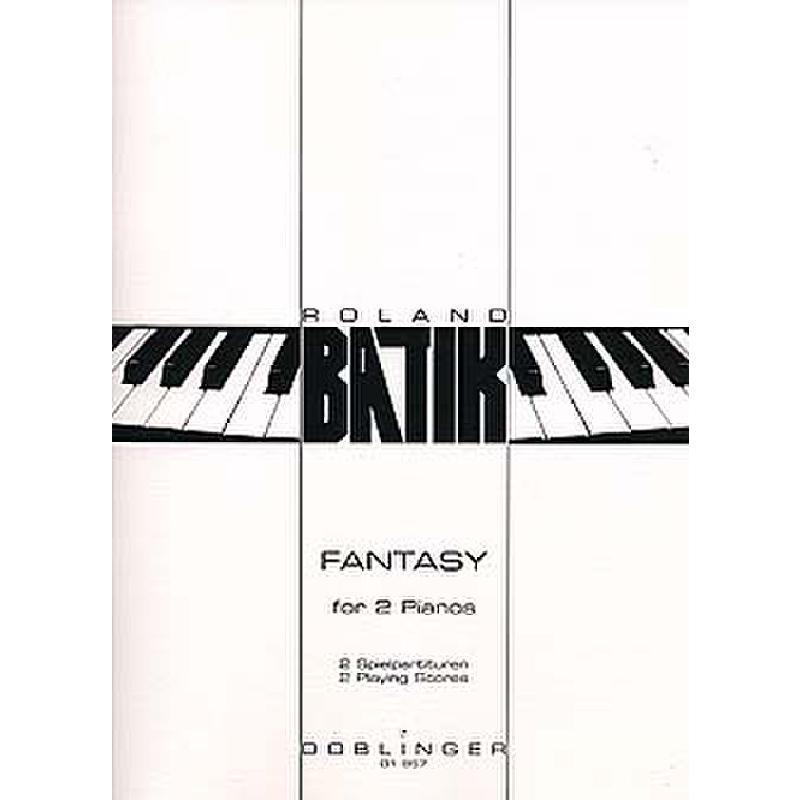 Titelbild für DO 01957 - FANTASY FOR TWO PIANOS