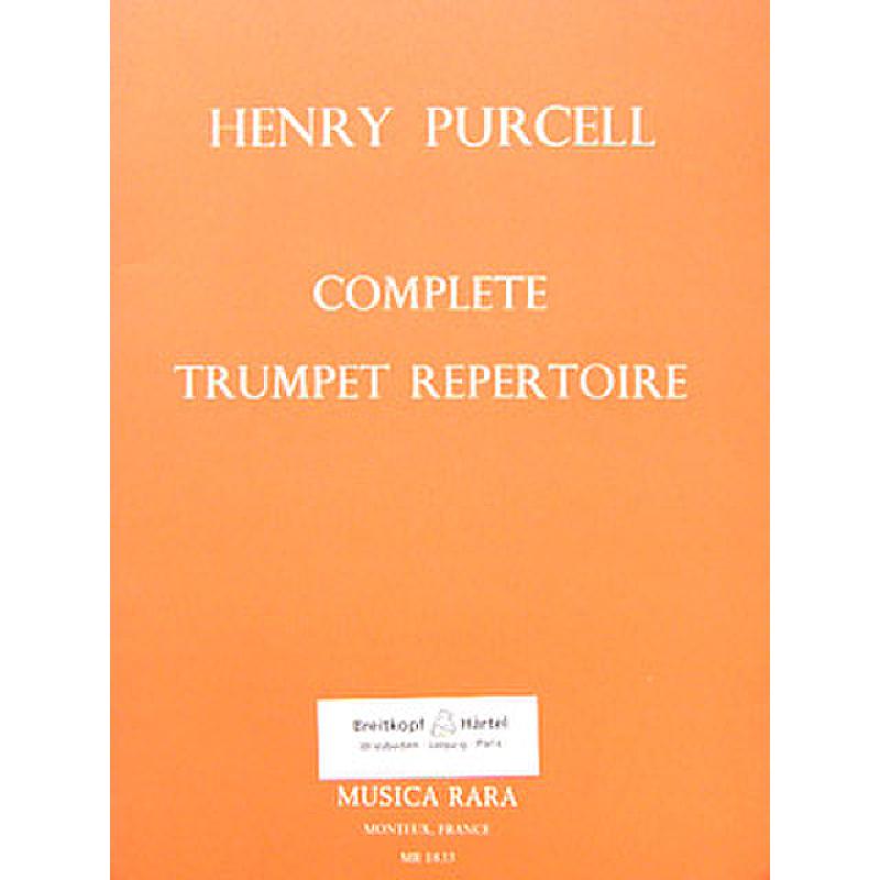 Titelbild für MR 1833 - COMPLETE TRUMPET REPERTOIRE