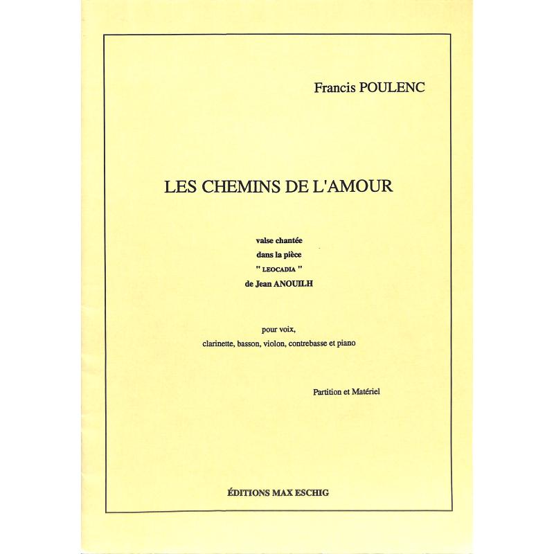 Titelbild für ME 6222-10 - LES CHEMINS DE L'AMOUR