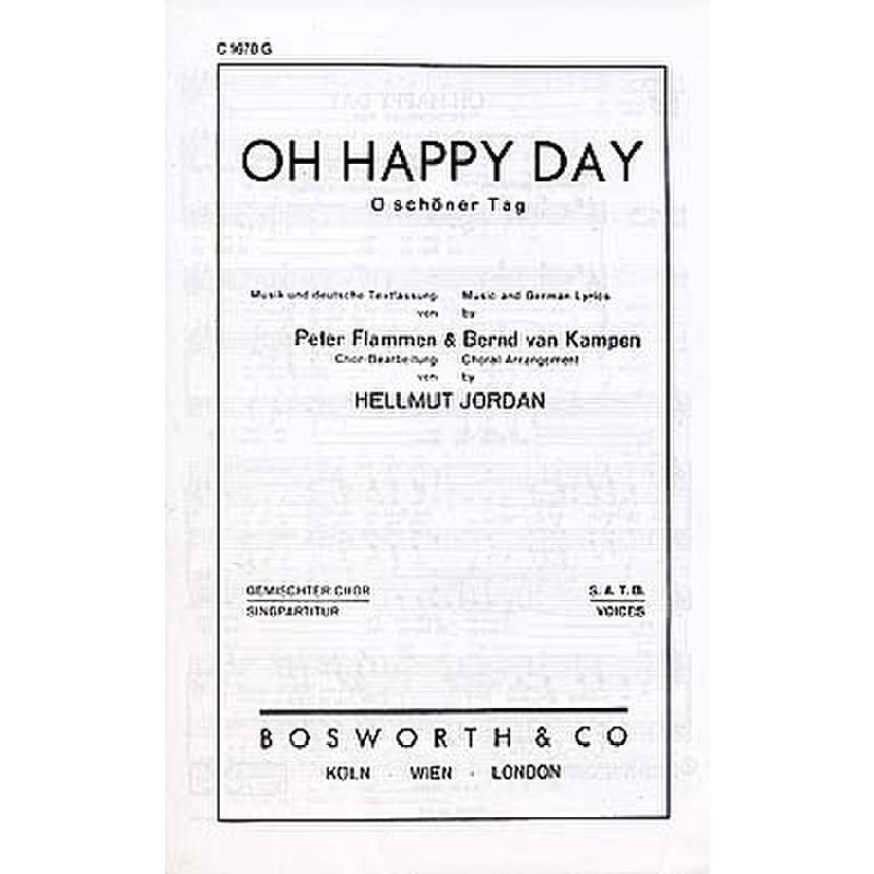 Titelbild für BOE -C1670G - OH HAPPY DAY - O SCHOENER TAG