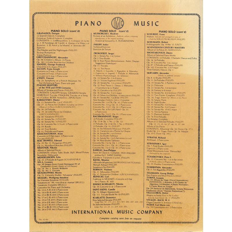 Notenbild für IMC 720 - BALLADE FIS-DUR OP 19