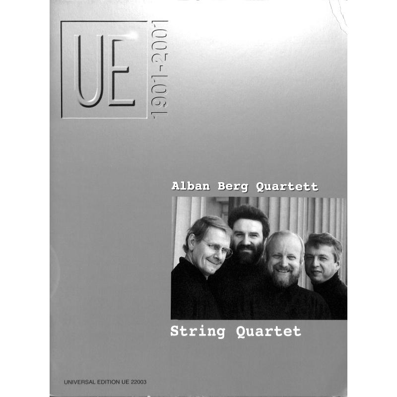 Titelbild für UE 22003 - ALBAN BERG QUARTETT - JUBILAEUMSBAND