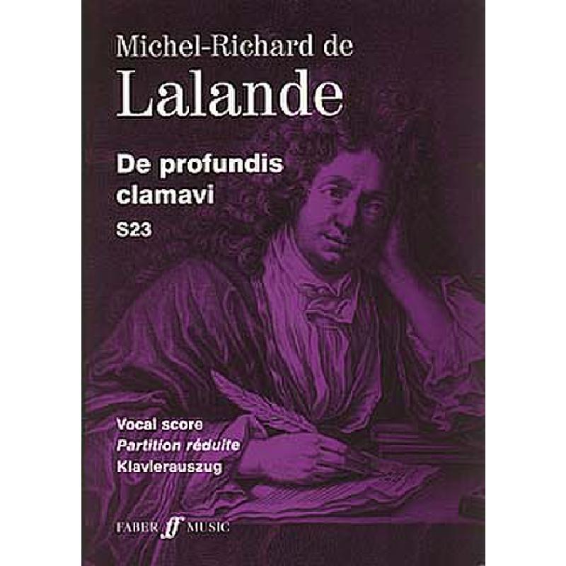 Titelbild für ISBN 0-571-51946-6 - DE PROFUNDIS CLAMAVI S 23