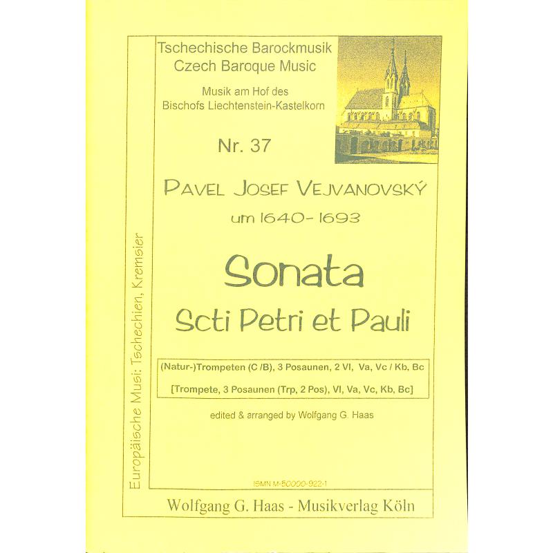 Titelbild für HAAS 922-1 - SONATA SCTI PETRI ET PAULI