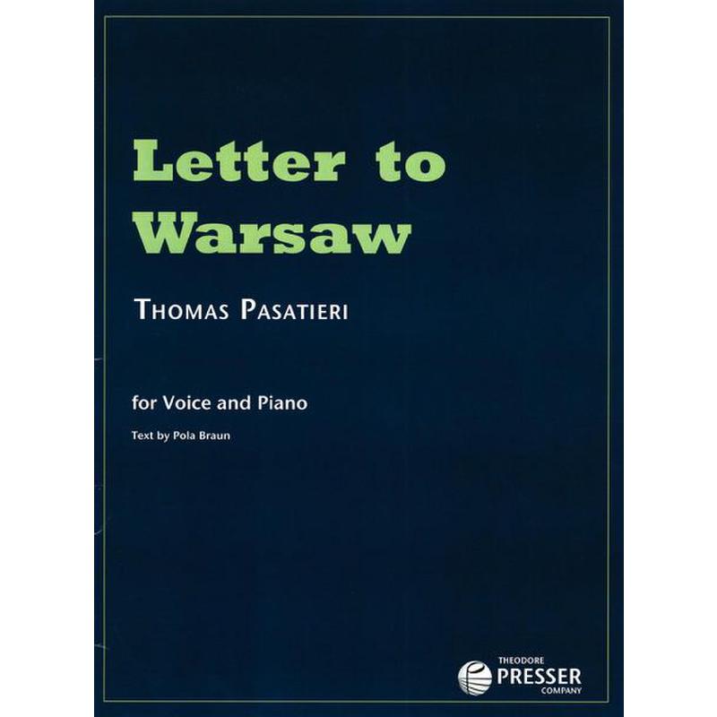 Titelbild für PRESSER 411-41108 - LETTER TO WARSAW