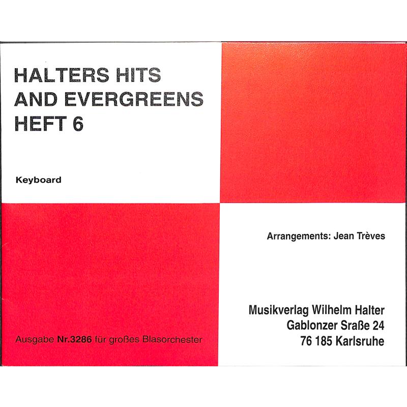 Titelbild für HAL 3286-KEYB - HALTERS HITS + EVERGREENS 6
