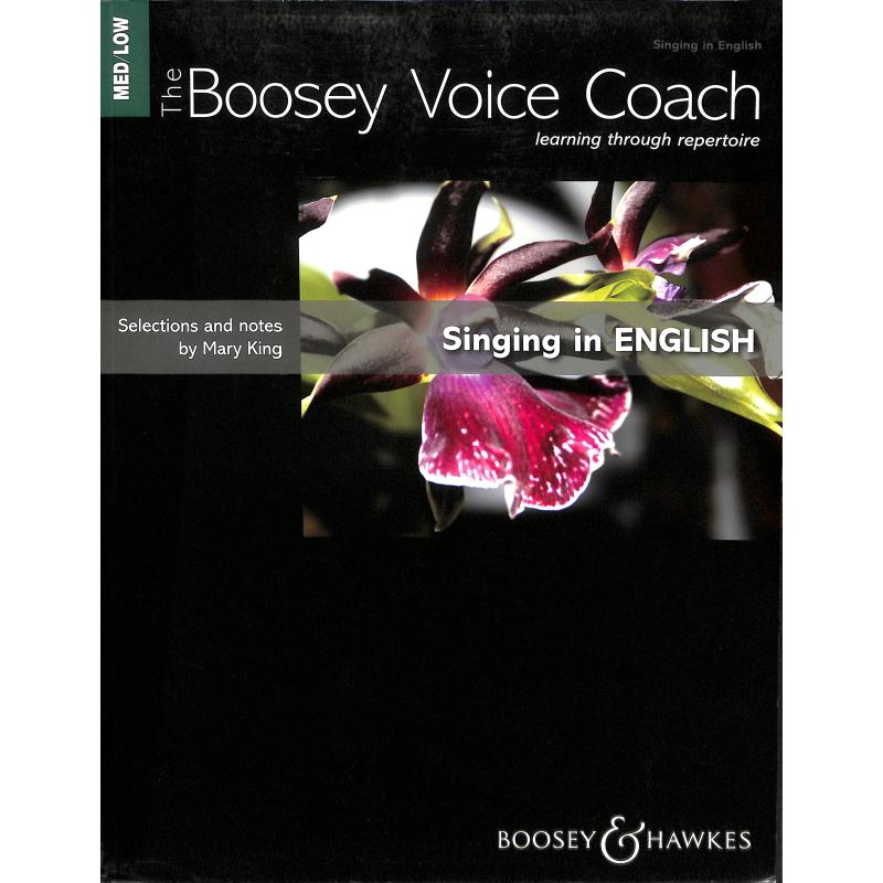 Titelbild für BH 11921 - BOOSEY VOICE COACH - SINGING IN ENGLISH