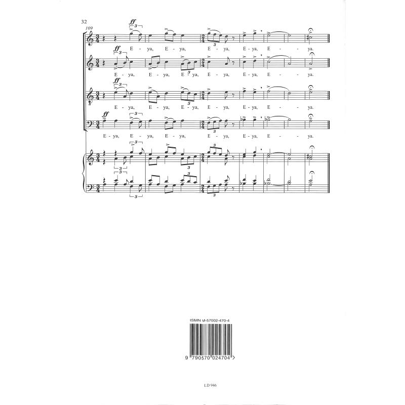 Notenbild für LD 946 - 3 NATIVITY CAROLS