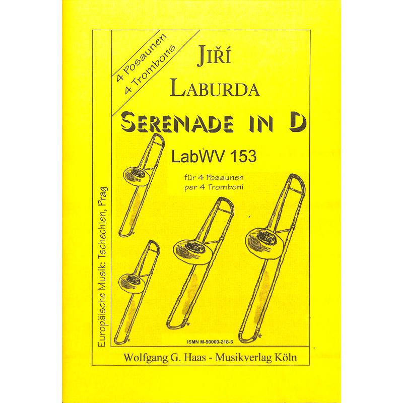 Titelbild für HAAS 218-5 - SERENADE D-DUR LABWV 153