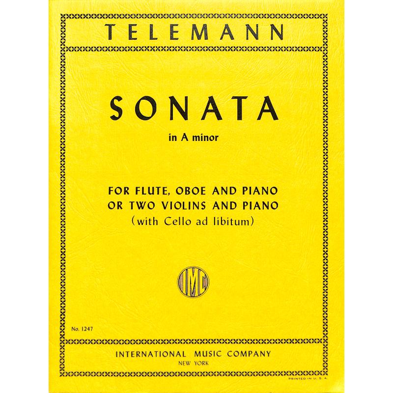 Titelbild für IMC 1247 - SONATE A-MOLL