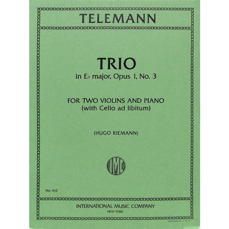 Titelbild für IMC 416 - TRIO ES-DUR OP 1/3