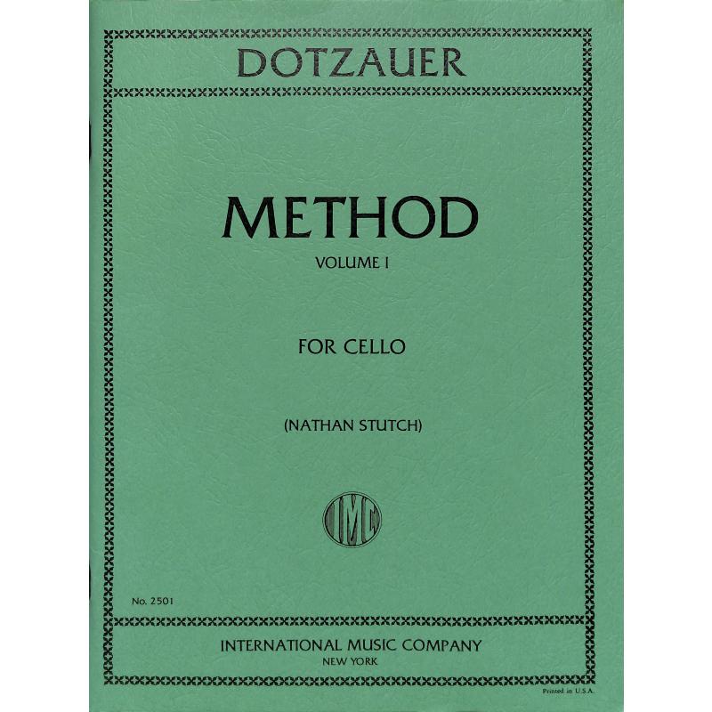 Titelbild für IMC 2501 - CELLO METHODE 1