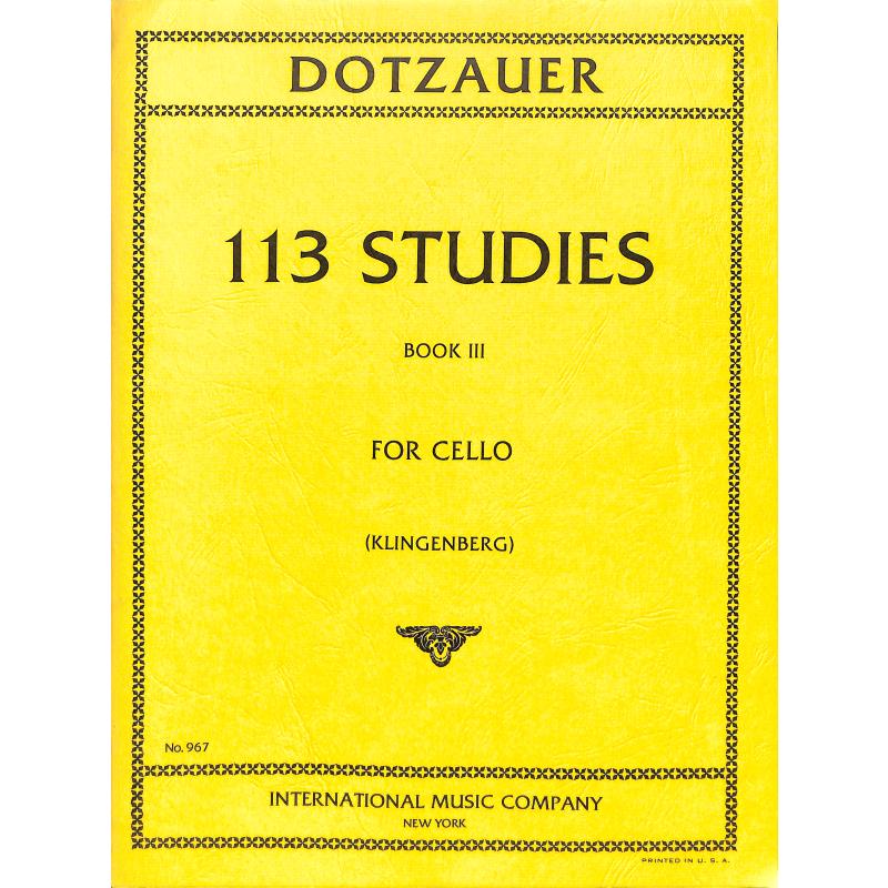 Titelbild für IMC 967 - 113 ETUEDEN 3
