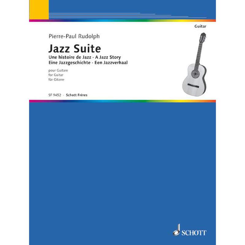 Titelbild für SF 9452 - UNE HISTOIRE DE JAZZ - 7 PIECES FOR GUITAR